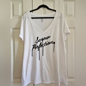 NWOT Torrid White Short Sleeve Tee